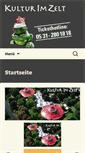 Mobile Screenshot of kulturimzelt.de